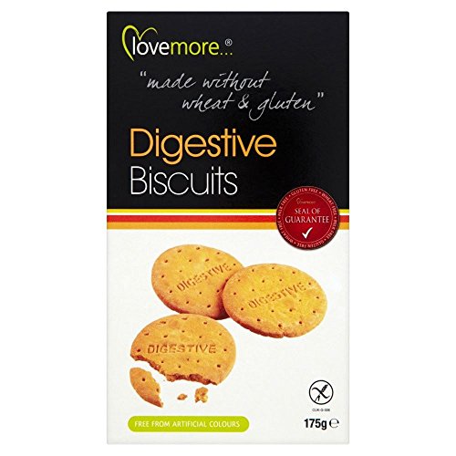 Lovemore Gratis Verdauungs Biscuits (175g) - Packung mit 2 von Lovemore