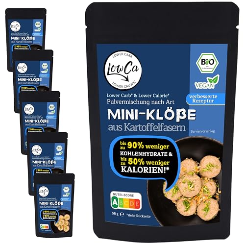 LOWER CARB KARTOFFELPRODUKTE | stark kohlenhydratreduziert = KETO| kalorienreduziert | protein- und ballaststoffreich | bio (6x Mini-Klöße) LOWER CARB KARTOFFELPRODUKTE | stark kohlenhydratreduziert = KETO| kalorienreduziert | protein- und ballaststoffreich | bio (6x Mini-Klöße) von LowCa