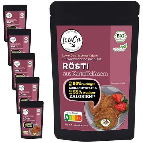 LOWER CARB KARTOFFELPRODUKTE | stark kohlenhydratreduziert = KETO| kalorienreduziert | protein- und ballaststoffreich | bio (6x Rösti) LOWER CARB KARTOFFELPRODUKTE | stark kohlenhydratreduziert = KETO| kalorienreduziert | protein- und ballaststoffreich | bio (6x Rösti) von LowCa