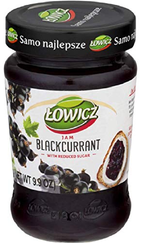 Polnischer Fruchtaufstrich mit schwarzem Johannisbeergeschmack 280 g von Lowicz