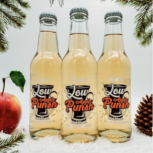 Lowtails Low Aplepunsh | 4,5% Alkohol | Null Zucker | Klassiker zur Weihnachtszeit | Cocktail mit Bratapfel Geschmack | 6x 0,2 Liter von Lowtails
