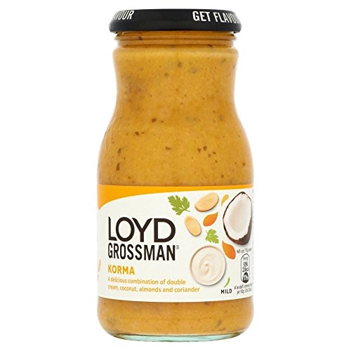 Loyd Grossman Korma Curry Sauce (350g) - Packung mit 2 von Loyd Grossman