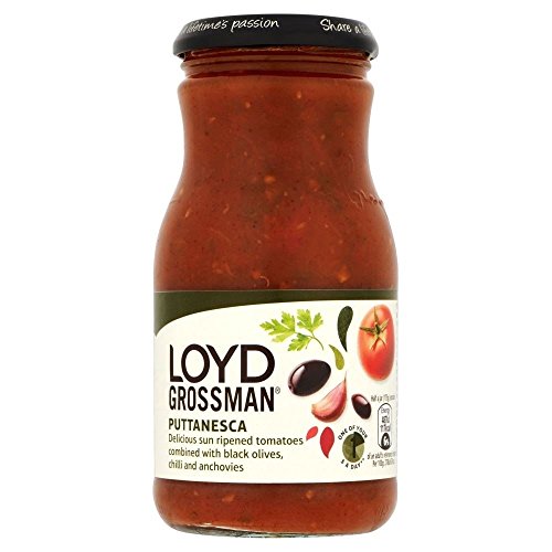 Loyd Grossman Pasta Sauce - Puttanesca (350g) - Packung mit 2 von Loyd Grossman