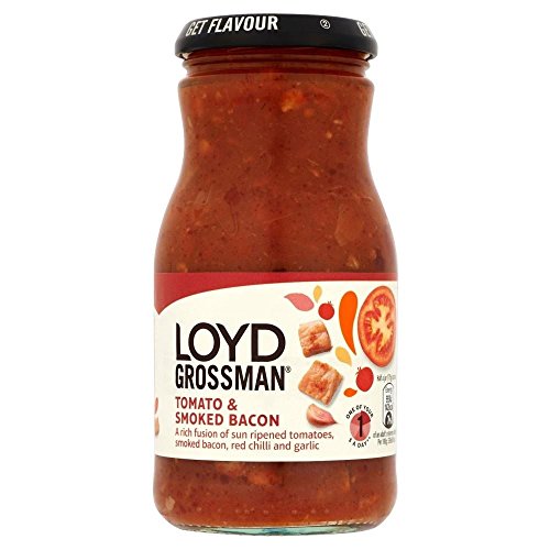 Loyd Grossman Pasta Sauce - Smoky Bacon (350g) - Packung mit 2 von Loyd Grossman