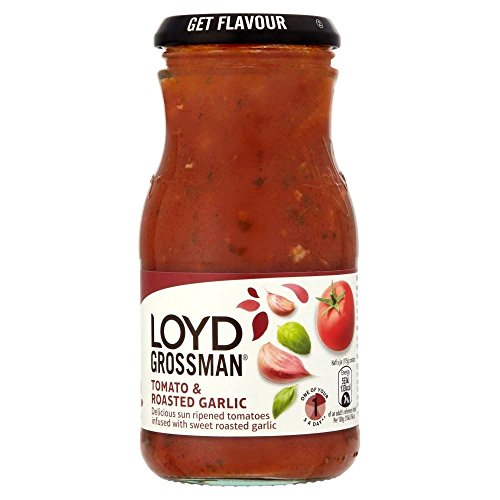 Loyd Grossman Pasta Sauce - Tomato & Roasted Garlic (350g) - Packung mit 2 von Loyd Grossman
