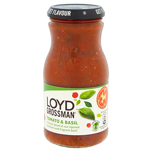 Loyd Grossman Tomaten-Basilikum-Nudelsauce - 350g - 2er-Packung von Loyd Grossman