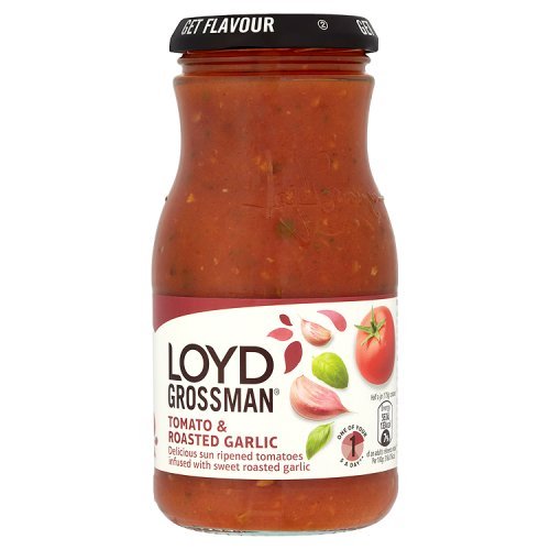 Loyd Grossman Tomaten- und gerösteter Knoblauch Nudelsauce 350 g von Loyd Grossman