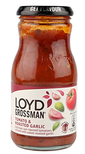 Loyd Grossman Tomaten und geröstete Knoblauch Pasta Sauce 350g (3er Pack) von Loyd Grossman
