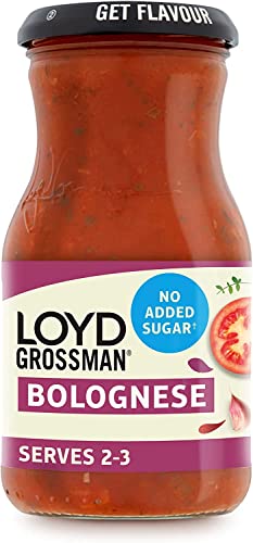 Loyd Grossman, Bolognese Sauce ohne Zuckerzusatz, 350 g Glas von Loyd Grossman