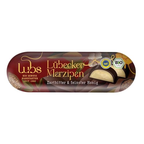 Lubs Marzipanbrot, mit Zartbitterschokolade, 50g (18) von LUBS