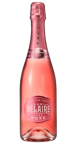LUC BELAIRE Luxe Rosé demi-sec, französischer premium Schaumwein aus der Provence, 12,5 % Vol., Cuvée mit Aromen von Erdbeeren & Himbeeren, 0,75 l von Luc Belaire