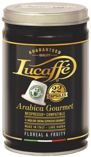 Lucaffè Arabica Nespresso®*-kompatible Lungo Kapseln von Lucaffé