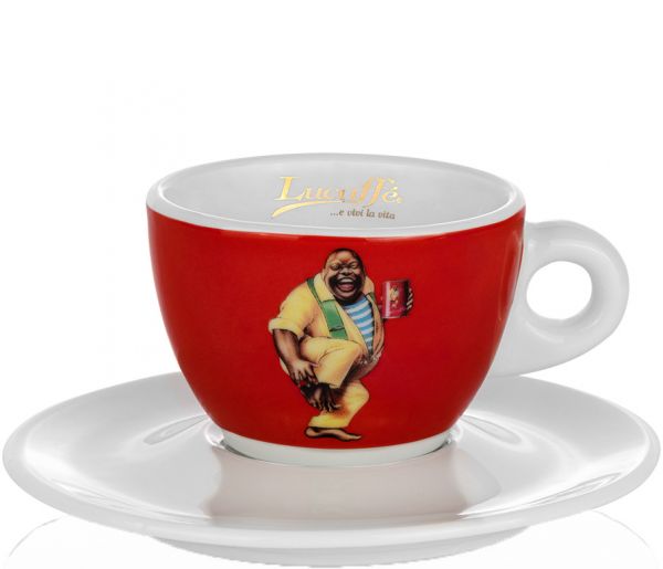 Lucaffé Cappuccinotasse, rot Lucaffé Cappuccinotasse, rot von Lucaffé