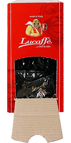 150 ESE Kaffepads Ø 44mm - Lucaffé Mr. Exclusive Espressopads - 1er Pack (1 x 150 Pads), 100% Arabica, süßer, schokoladiger Geschmack von Lucaffé