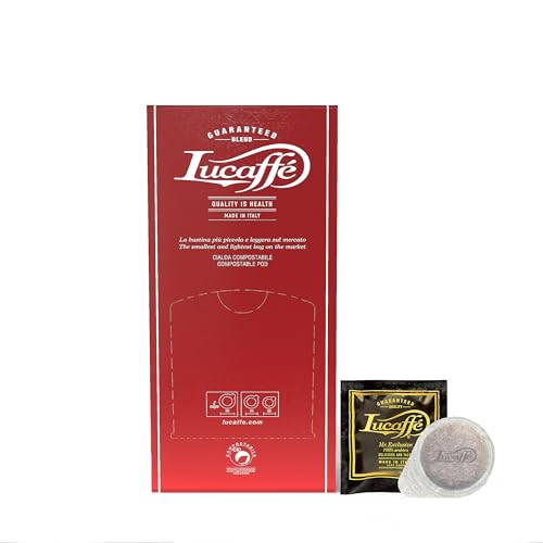 150 ESE Kaffepads Ø 44mm - Lucaffé Mr. Exclusive Espressopads - 1er Pack (1 x 150 Pads), 100% Arabica, süßer, schokoladiger Geschmack von Lucaffé