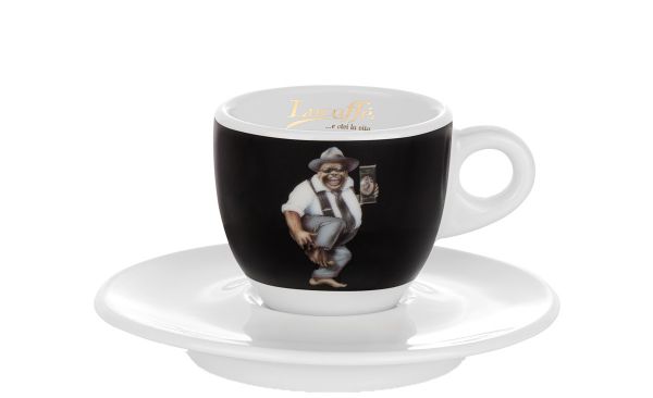 Lucaffé Espressotasse, schwarz von Lucaffé