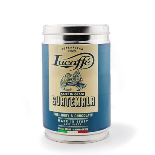 Lucaffé - Kaffeebohnendose sortenreine Guatemala, 250 Gr | Kaffee aus ganzen Bohnen zum Mahlen für Espresso | Mittlere Röstung | Süsser und Schokoladengeschmack | Intensives Aroma Lucaffé - Kaffeebohnendose sortenreine Guatemala, 250 Gr | Kaffee aus ganzen Bohnen zum Mahlen für Espresso | Mittlere Röstung | Süsser und Schokoladengeschmack | Intensives Aroma von Lucaffé