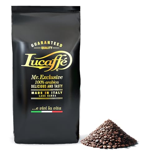 Lucaffé Kaffeebohnen - Mr. Exclusive 100% Arabica Blend - 1er Pack (1 x 1kg), nach original italienischer Tradition, Made in Italy von Lucaffé