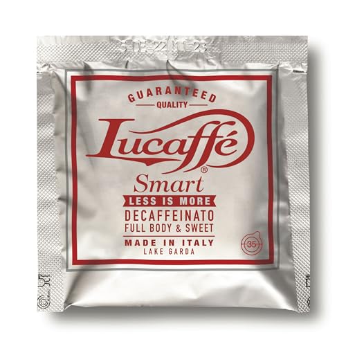 Lucaffè – SMART 100 Kaffeepads Ø 35 mm, Decaffeinato (entkoffeiniert) 100% Arabica | Nur für SMART Maschine | Mittlere Röstung von Lucaffé