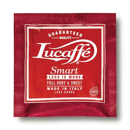 Lucaffè – SMART 100 Kaffeepads Ø 35 mm, Gourmet Rossa | Nur für SMART Maschine für Italienischen Espresso |Mittlere Röstung von Lucaffé