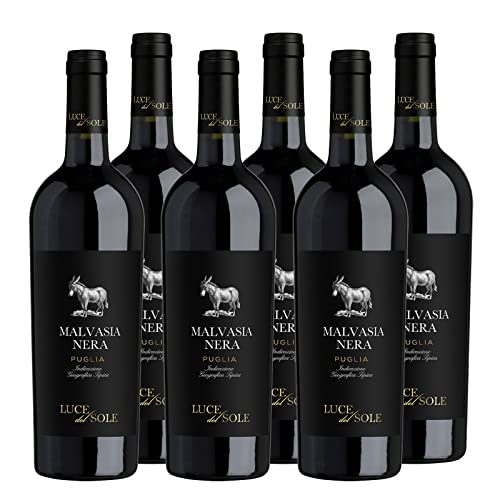 Malvasia Nera Puglia IGT "Luce del Sole" Rotwein Apulien halbtrocken (6 x 0.75l) von Luce del Sole