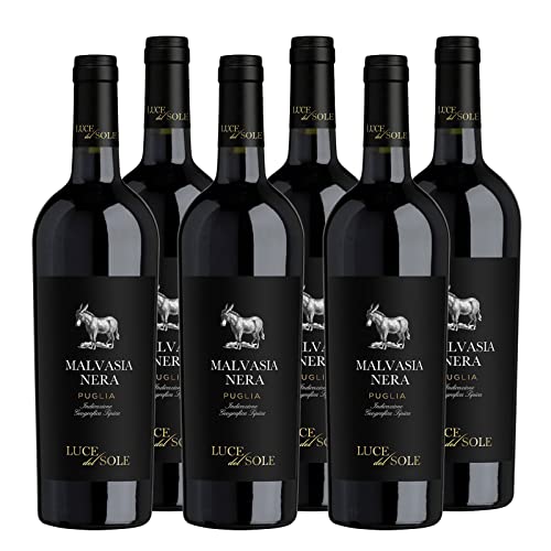 Malvasia Nera Puglia IGT "Luce del Sole" Rotwein Apulien halbtrocken (6 x 0.75l) von Luce del Sole