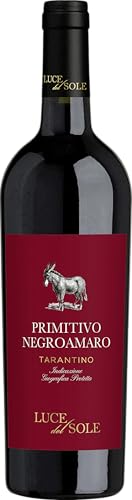 Primitivo Negroamaro Puglia IGT "Luce del Sole" Apulien Italien Rotwein halbtrocken (1x0,75l) von Luce del Sole