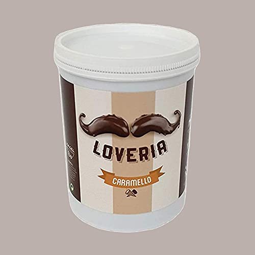 1,2 kg LOVERIA LEAGEL Streichcreme zum Variieren Dekorieren Füllung Cremino-Eiscreme und handwerkliches Gebäck (Karamellgeschmack) von Lucgel