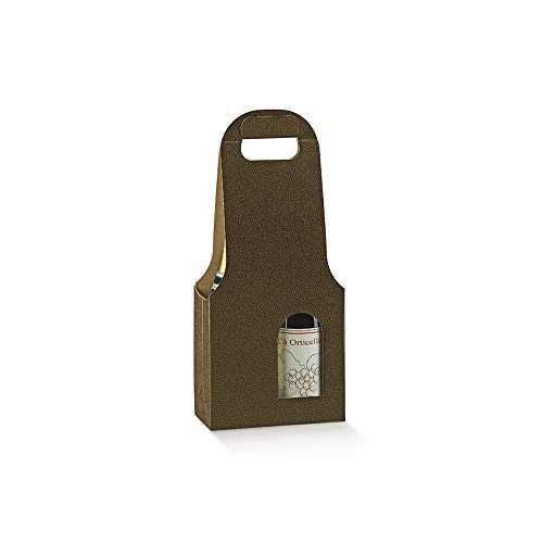 10 Stück Flaschenhalter mit Griff für 2 Flaschen Papierbeutel New Leder Braun Box to hold 10 Stück Flaschenhalter mit Griff für 2 Flaschen Papierbeutel New Leder Braun Box to hold von Lucgel