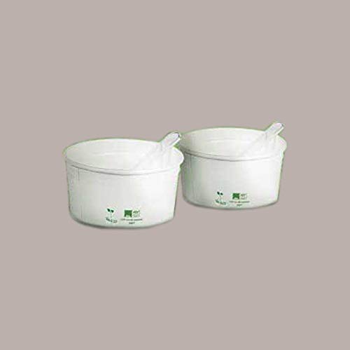 Eisbecher aus biologisch abbaubarem Papier, kompostierbar, Lebensmittelverpackungen, Weiß, 80 x 50 Stück Ice Cream Cup Bio Eisbecher aus biologisch abbaubarem Papier, kompostierbar, Lebensmittelverpackungen, Weiß, 80 x 50 Stück Ice Cream Cup Bio von Lucgel