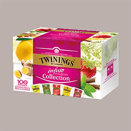 LUCGEL Srl (1 Stk.) 20 Filter für die Infusionssammlung 5 verschiedene Geschmacksrichtungen von Gewürzen und Kräutern TWININGS von Lucgel