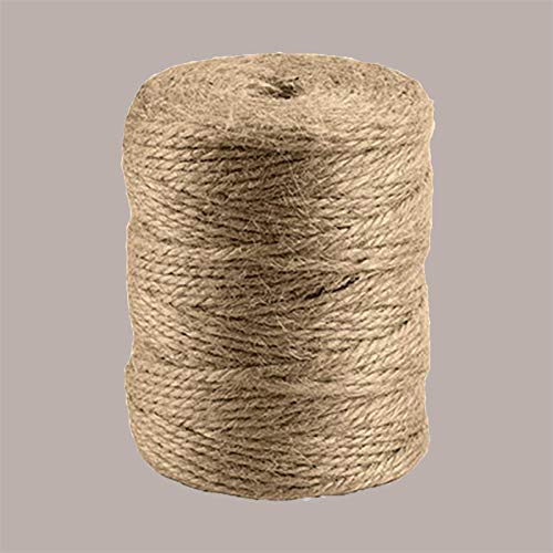 LUCGEL Srl 1 Stk. Natürliche JUTE-Schnur (2 mx 500 g) Schnur für Blumenarrangements und Geschenkbox von Lucgel