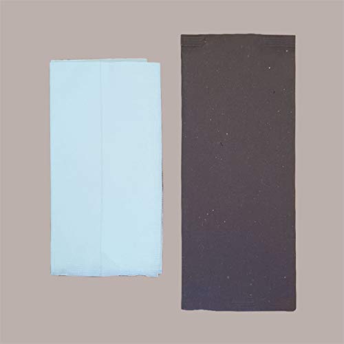 LUCGEL Srl 125 Stück Bestecktasche aus Papier Stroh grau plus Serviette 40 x 40 cm LUCGEL Srl 125 Stück Bestecktasche aus Papier Stroh grau plus Serviette 40 x 40 cm von Lucgel