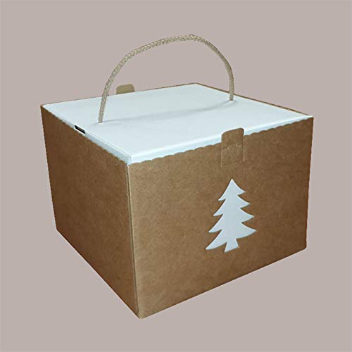 LUCGEL Srl 5 Stk. Karton Tür PANETTONE ALBERO AVANA 245x245H180 Papieretui für Geschenkboxen von Lucgel