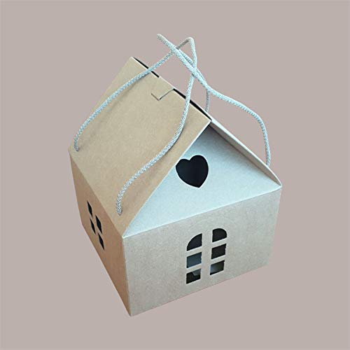 LUCGEL Srl 5 Stück Box aus Karton, Weihnachtshäuser Avana mit Kordeln, mittelgroß, 245 x 245 x 150 cm, Federmäppchen aus Papier LUCGEL Srl 5 Stück Box aus Karton, Weihnachtshäuser Avana mit Kordeln, mittelgroß, 245 x 245 x 150 cm, Federmäppchen aus Papier von Lucgel