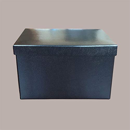 LUCGEL Srl 5 Stück Papierbox, rechteckig, aus schwarzem Leder, 400 x 285 x 240 cm, für Strennen, Partys, Weihnachten, Etui aus Karton LUCGEL Srl 5 Stück Papierbox, rechteckig, aus schwarzem Leder, 400 x 285 x 240 cm, für Strennen, Partys, Weihnachten, Etui aus Karton von Lucgel