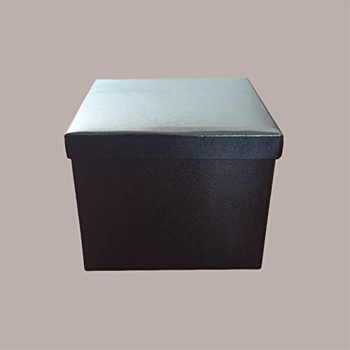 LUCGEL Srl 5 Stück Schachtel Papierkiste quadratisch Leder schwarz für Stränke, Geschenk, Party, Weihnachten, Etui aus Karton LUCGEL Srl 5 Stück Schachtel Papierkiste quadratisch Leder schwarz für Stränke, Geschenk, Party, Weihnachten, Etui aus Karton von Lucgel