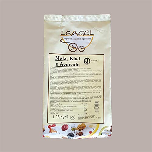 Leagel 1,25 kg EASY Gelato Taste Apfel-Kiwi- und Avocado-Pulver-Zubereitung für Eis und Gebäck von Lucgel