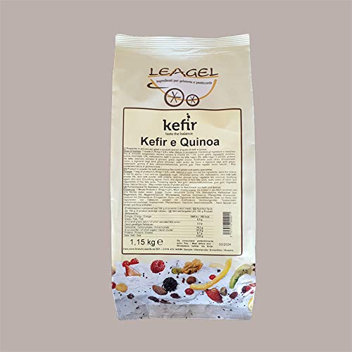 Leagel 1 kg konzentrierte Pulverzubereitung mit KEFIR- und QUINOA-Geschmack für Eis, Gebäck und Desserts von Lucgel