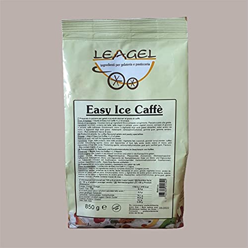 Leagel 850 gr Easy Ice CAFFE 'Pulverzubereitung für Eiscreme | Handwerkliches Gebäck von Lucgel