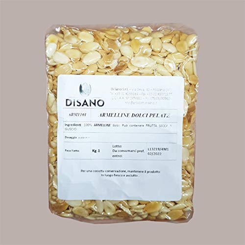 Lucgel ARMELLINE Süß geschälte 100% getrocknete Früchte für Gebäck und Desserts -1 Kg - von Lucgel