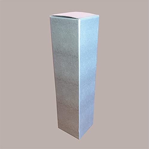 Lucgel Srl 10 Stk. 1 Flaschen Box in Silber Magnum Skin Papier | 115x115H430 mm Lucgel Srl 10 Stk. 1 Flaschen Box in Silber Magnum Skin Papier | 115x115H430 mm von Lucgel