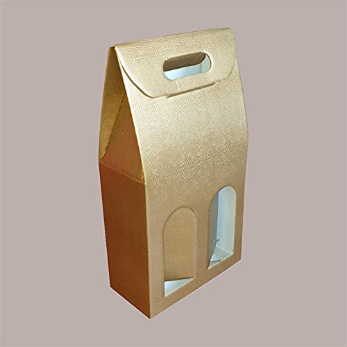 Lucgel Srl 10 Stück Box für 2 Flaschen in Skin Gold Papier für Champagner Lucgel Srl 10 Stück Box für 2 Flaschen in Skin Gold Papier für Champagner von Lucgel