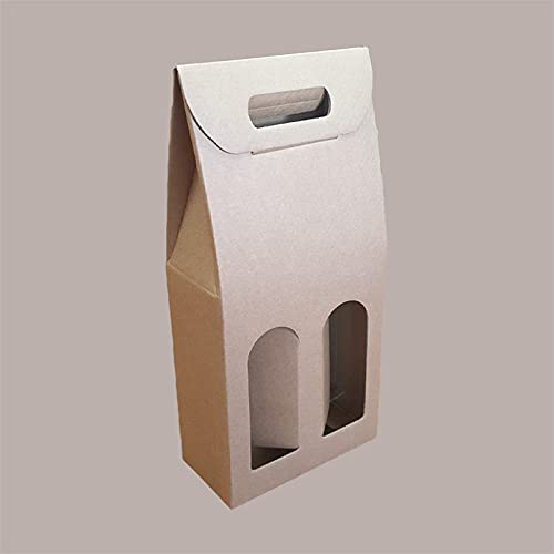 Lucgel Srl 10 Stück Flaschenschachteln, 2 Stück, aus natürlichem Havanna-Papier, 18 x 9 x 39 cm Lucgel Srl 10 Stück Flaschenschachteln, 2 Stück, aus natürlichem Havanna-Papier, 18 x 9 x 39 cm von Lucgel