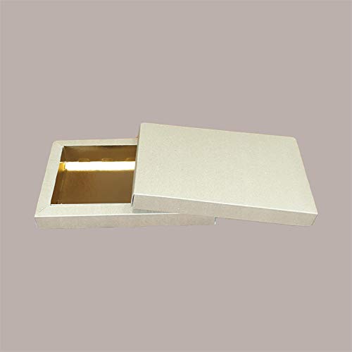 Lucgel Pralinenbox aus Karton Havanna mit Goldeinsatz Ecolife 17 x 27 H 3 cm - 5 Stück - Lucgel Pralinenbox aus Karton Havanna mit Goldeinsatz Ecolife 17 x 27 H 3 cm - 5 Stück - von Lucgel