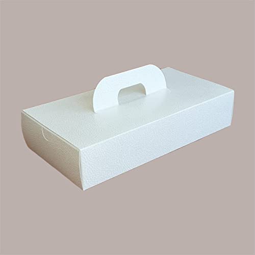 Lucgel Srl 10 Stück weißes Leder STRUDEL Box mit Griff 280x150H60 Lucgel Srl 10 Stück weißes Leder STRUDEL Box mit Griff 280x150H60 von Lucgel