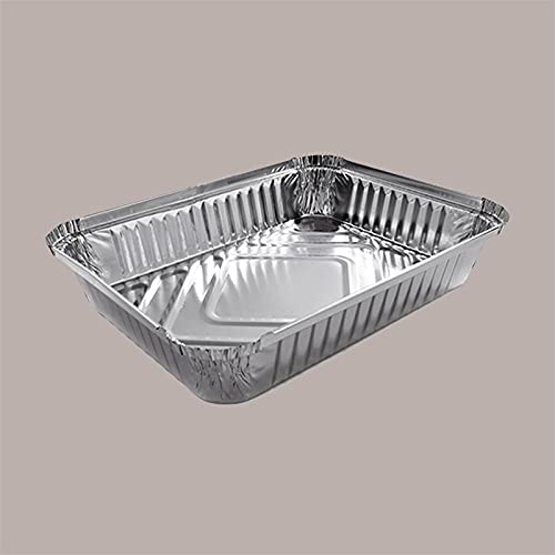 Lucgel Srl 100 Stück Aluminiumbehälter R29L 225x175H35 4 Portionen CONTITAL für die Lieferung von Speisen von Lucgel