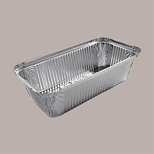 Lucgel Srl 100 Stück Behälter aus Aluminium, rechteckig, 2 Portionen R14L, 218 x 113 H54 Contital für Lebensmittel Delivery von Lucgel