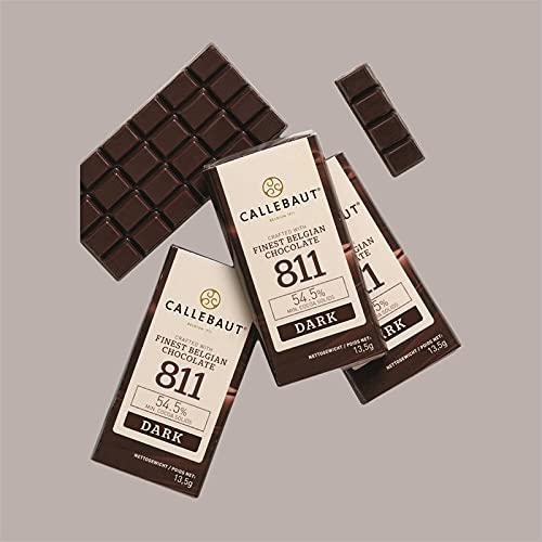 Lucgel Srl 30 Stk. Mini Dark Chocolate Bar 811 Napolitains Callebaut von Lucgel