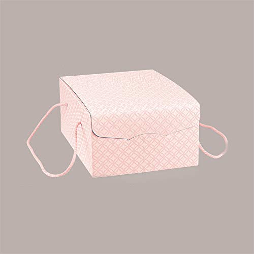 Lucgel Srl 5 Stk. Karton Ostertaubenhalter 750 gr ROSA MATELASSE '295x225H130 Geschenkbox von Lucgel